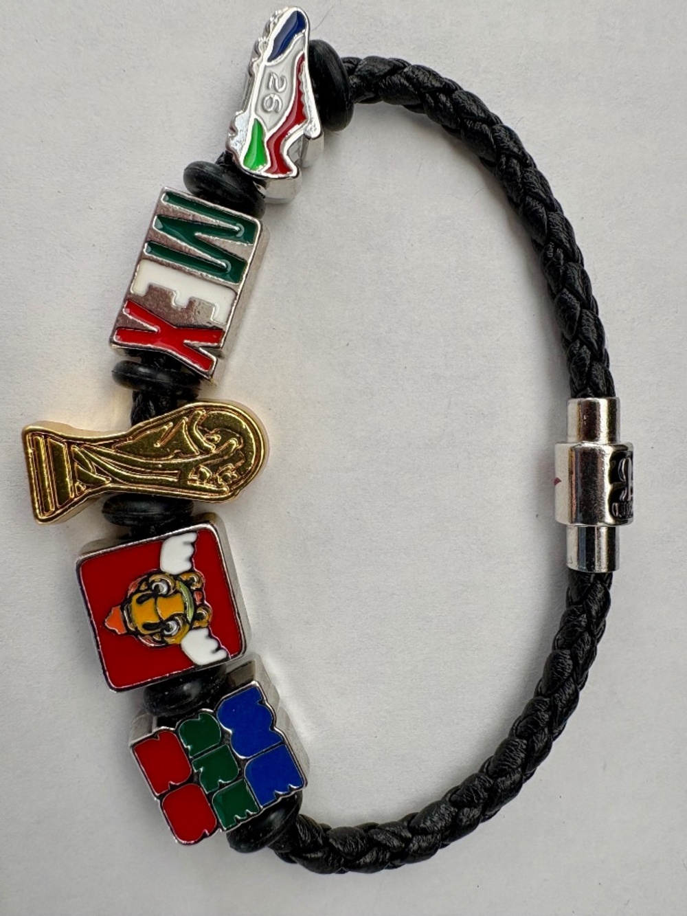 WORLD CUP 2026 Fan Fav BOFA Bracelet with Mexico, World Cup and Soccer Charms!